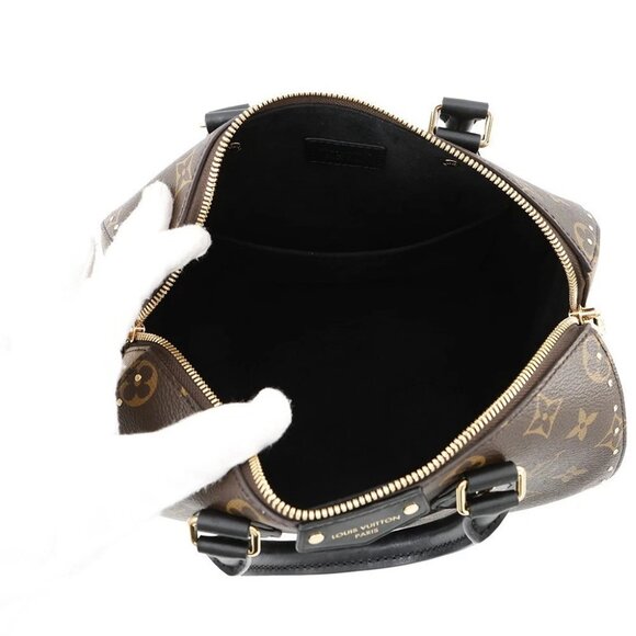 LOUIS VUITTON Speedy Trunk Size 25 Monogram/Monogram Reverse Canvas Noir M26181 - Picture 6 of 16